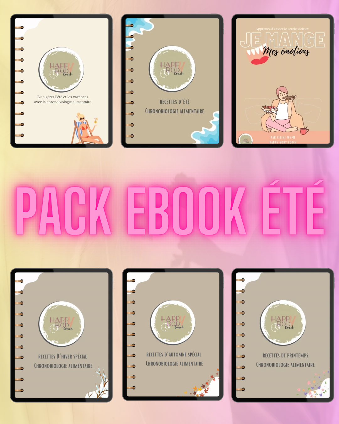 Pack ebook recettes et guide de l'été