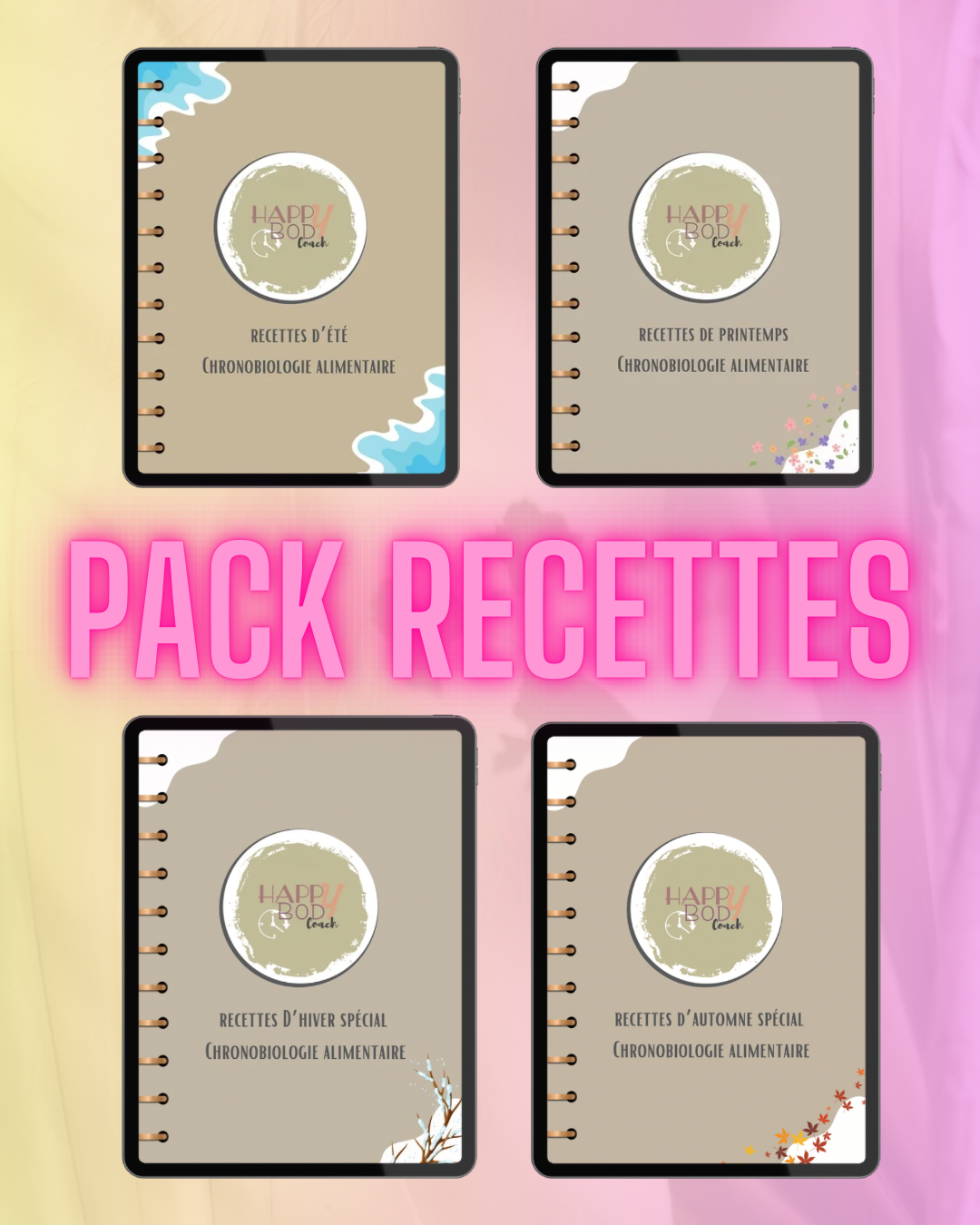 Pack les 4 saisons de la chrono*