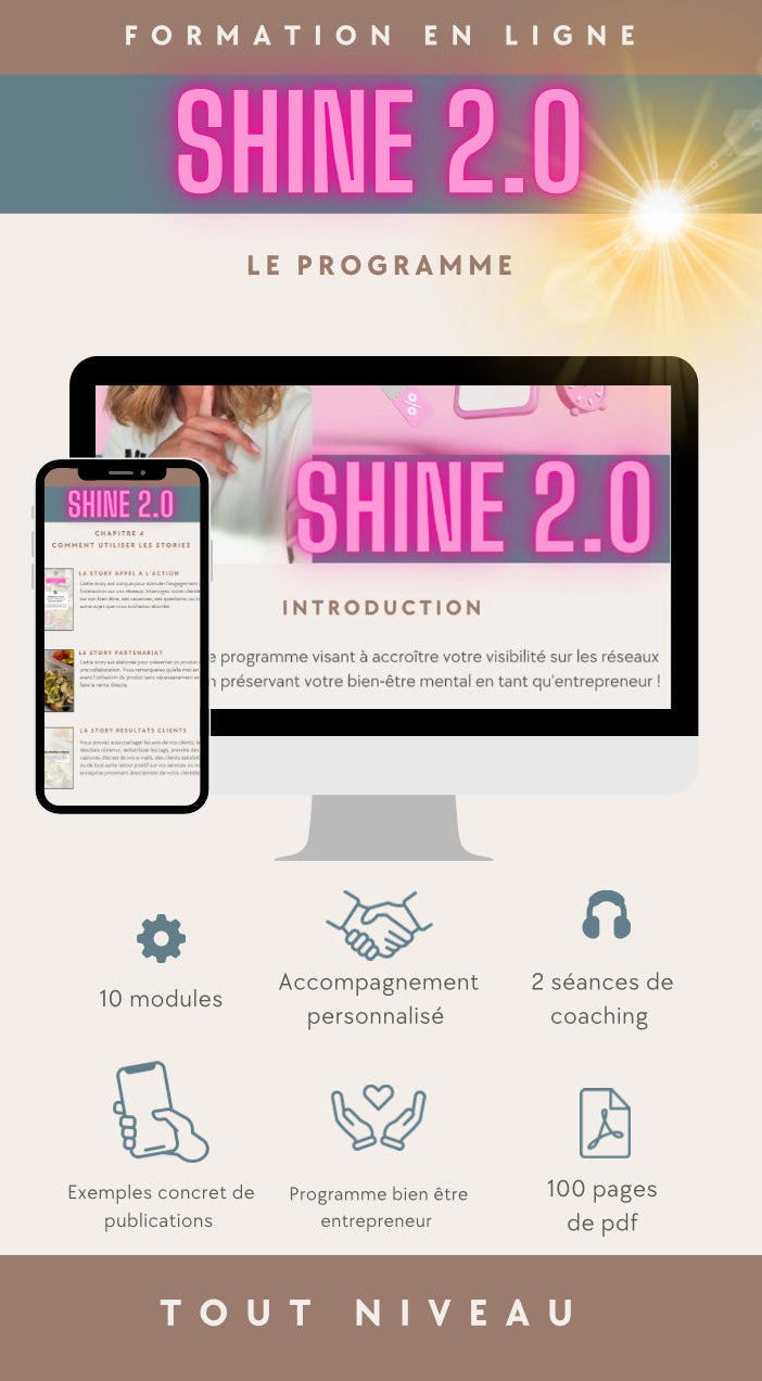 Pack Shine + Methode Happy Body Coach