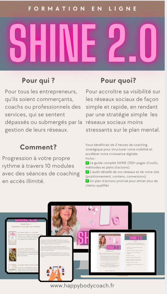 Formation Shine 2.0 - l’accompagnement pour vos réseaux