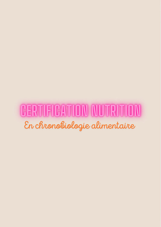 Téléchargez votre brochure et inscription "certification nutrition"