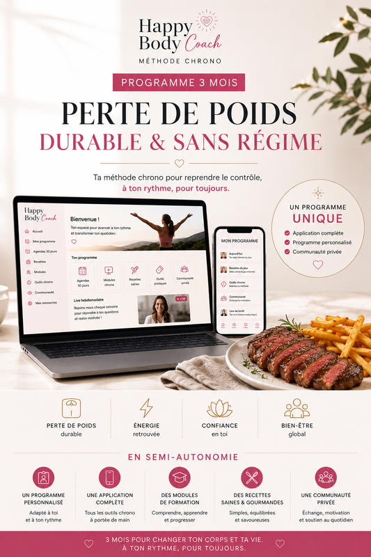 Programme 3 mois Happybodycoach