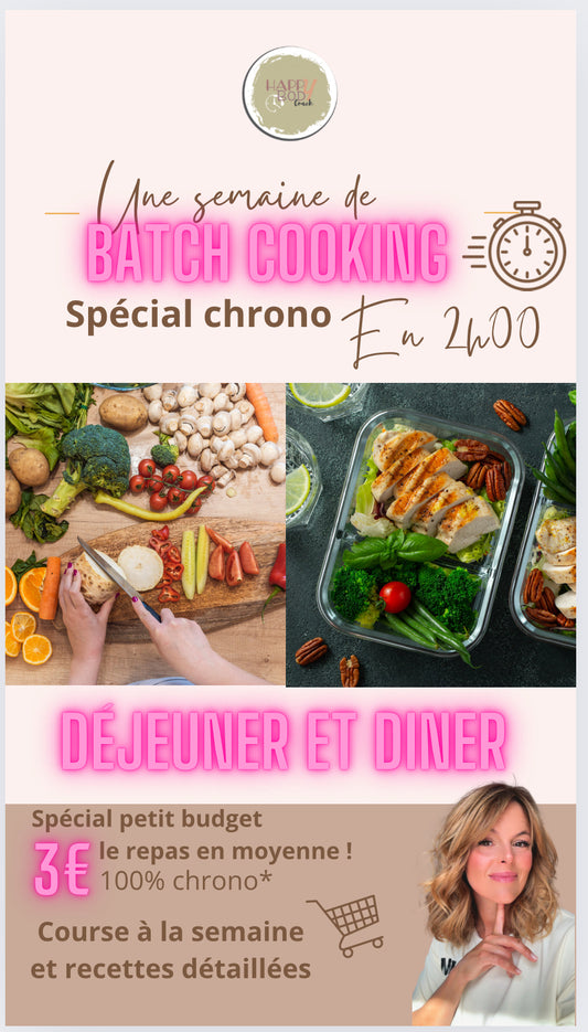 Ebook Ma semaine chrono en 2h (batch cooking)