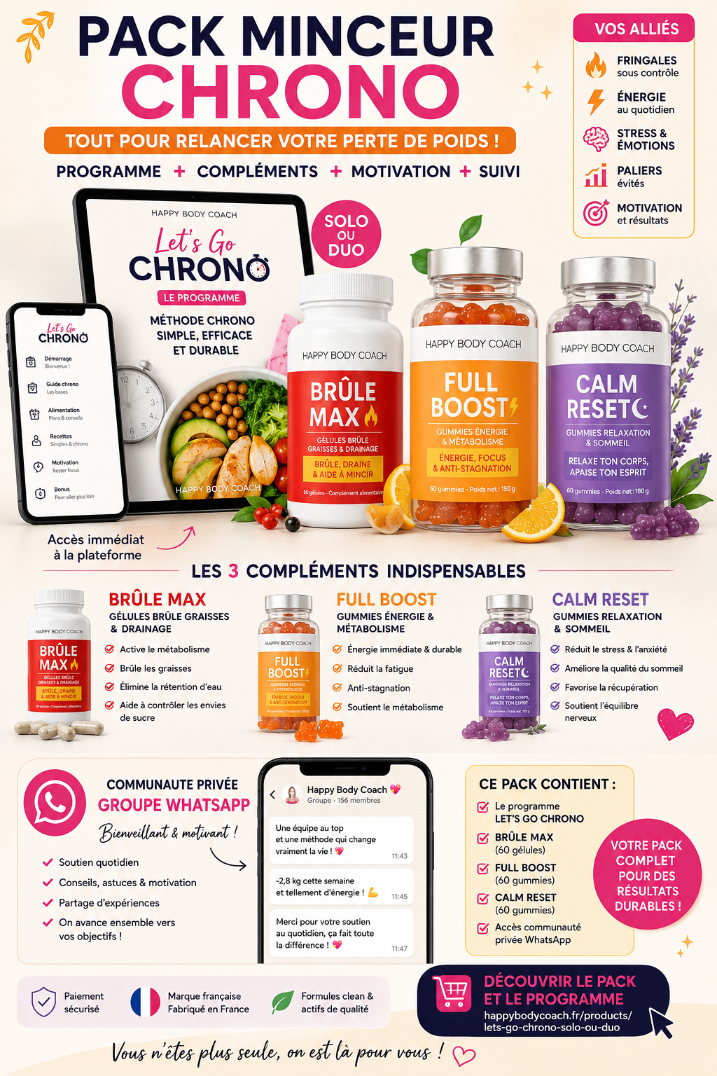 PACK MINCEUR CHRONO™ — Relance, énergie & résultats