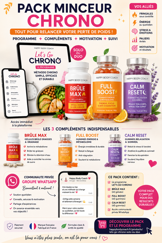 PACK MINCEUR CHRONO™ — Relance, énergie & résultats