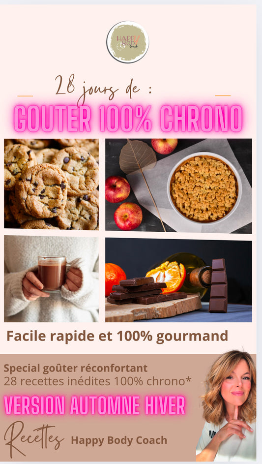 Ebook 28 Goûters gourmand chrono Automne hiver